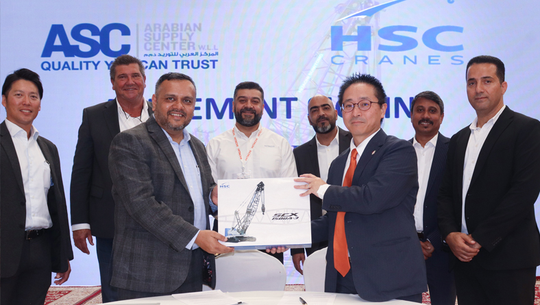 <p>We are extremely honored to announce that we, Arabian Supply Center W.L.L Supply Center (ASC) have officially entered a strategic partnership with Hitachi Sumitomo Heavy Machinery Crane Co., Ltd.(HSC), making us the official Authorized distributor of HSE Cranes in Qatar</p>